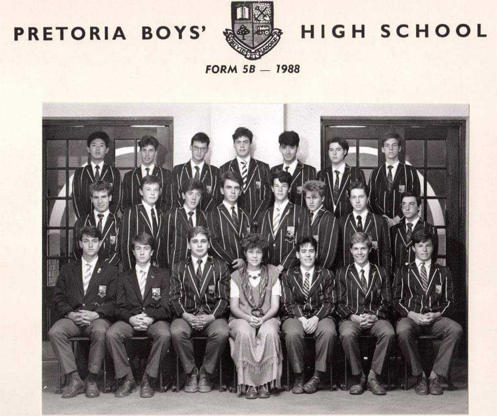 Pretoria Boys High School Form 5B photo via Evan ZS6ELI